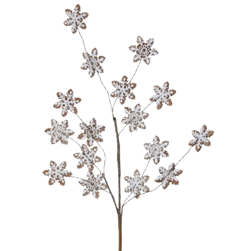 32" GINGERBREAD SNOWFLAKE SPRAY