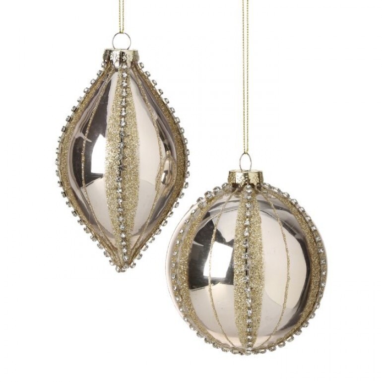 4-5.5: GLS W/DIAMOND BALL/FNL ORNAMENT 2/AST INDIVIDUAL