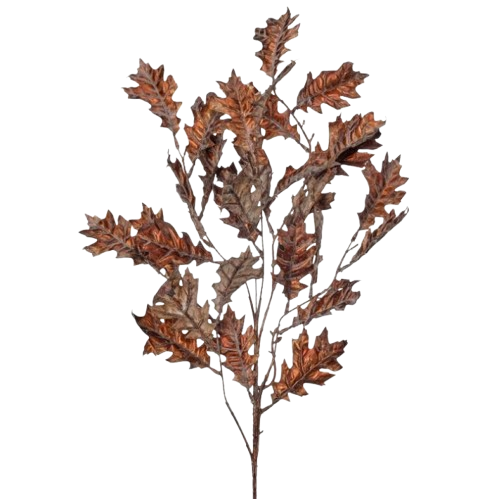 35" GILDED LEAF SPRAY