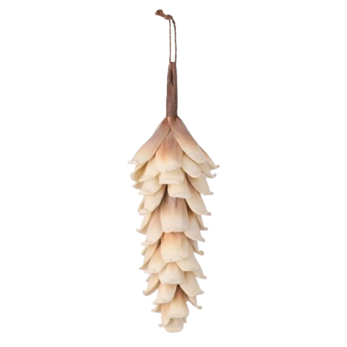 18" FOAM PINECONE - CREAM BROWN