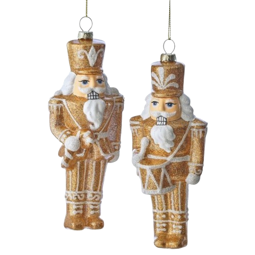 6.5" GLS GBREAD SOLDIER ORNAMENT - INDIVIDUAL