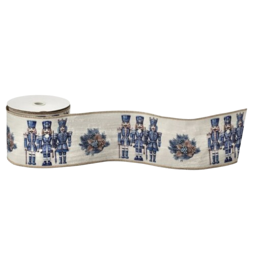 4"X10Y VELVET TOY SOLDIER RIBBON