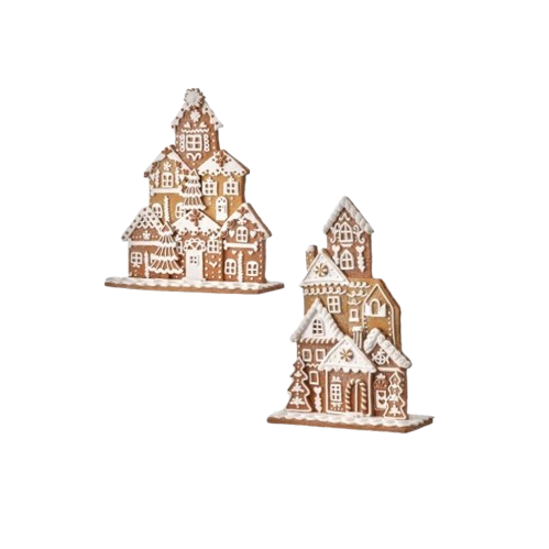12" SUGAR/SPICE VILLAGE HOUSE SCENE - INDIVIDUAL