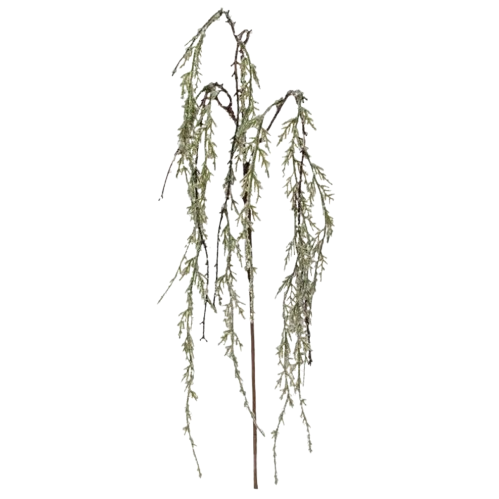 45" ICED GLITTER WINTER AMARANTHIS SPRAY
