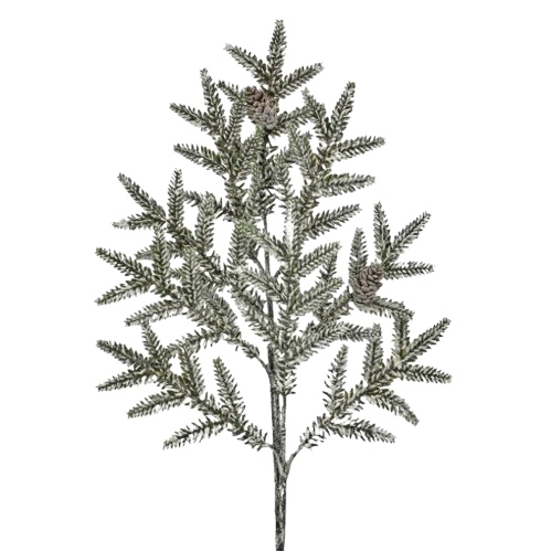 35" UV FROSTED GLTR FRAZIER FIR SPRAY