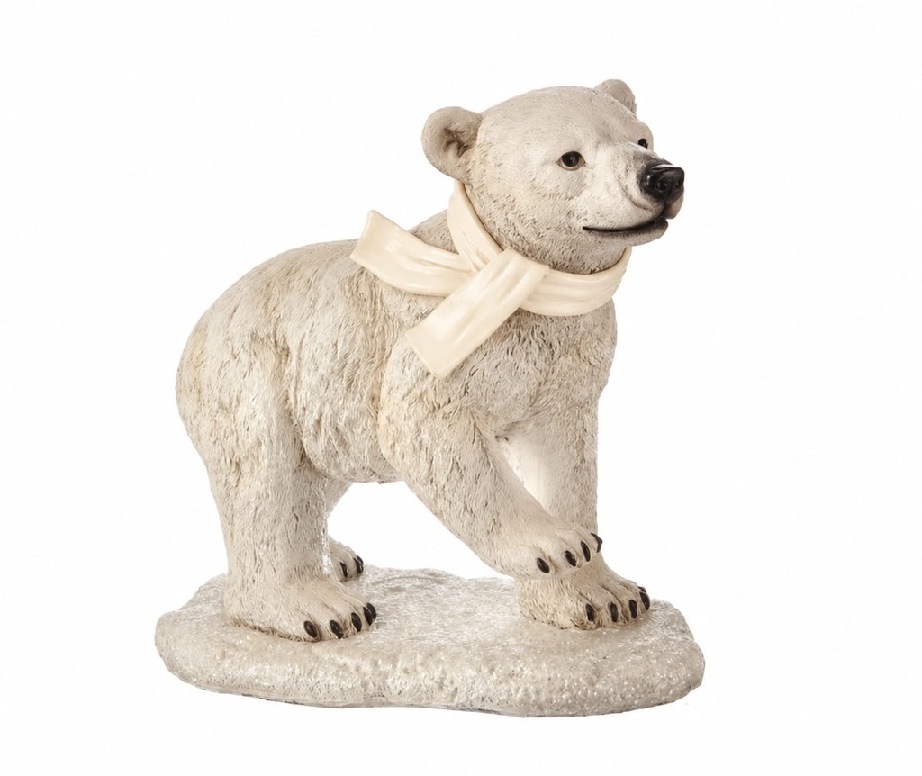 20´´RESIN OUTDOOR STANDING BABY POLAR BEAR NARD