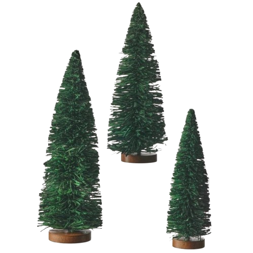 12" FOREST SISEL TREE DARK GREEN - INDIVIDUAL