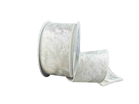  IVORY LUSH VLVT/STN BACK, 2.5"X10Y