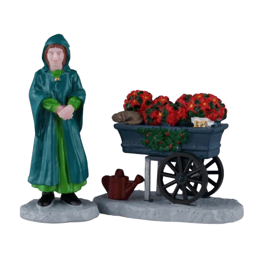 FLORAL STREET VENDOR, SET OF 2