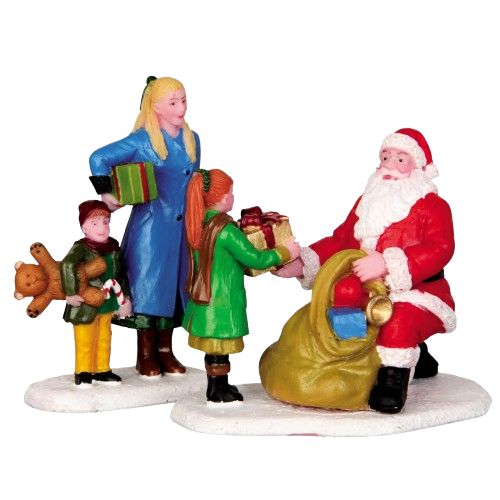 PRESENTS FROM SANTA, SET OF 2