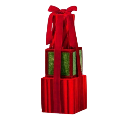 16"VELVET PACKAGE STACK X3 RDGR