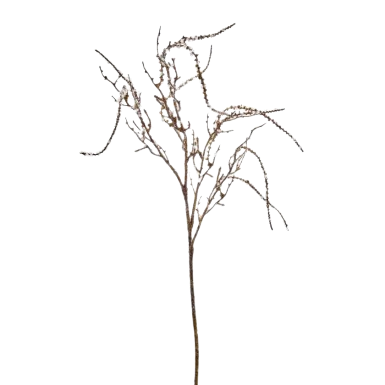 44"ACRYLIC ICED ICICLE BRANCH CLNT