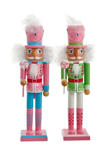 [C5966] 15´´PASTEL SOLDIER NUTCRACKER INDIVIDUAL