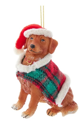 [D4218GO] 3.07´´RESIN GOLDEN RETRIEVER W/COAT