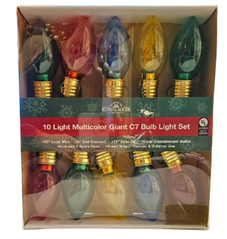 [UL4346M] UL 10L MULT GIANT C7 BULB LIGHT SET 