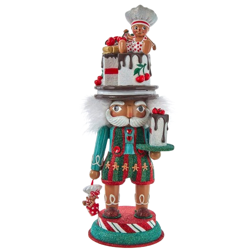 [HA0604] 15"HOLLYWOOD NUTCRACKER GINGERBREAD BAKER