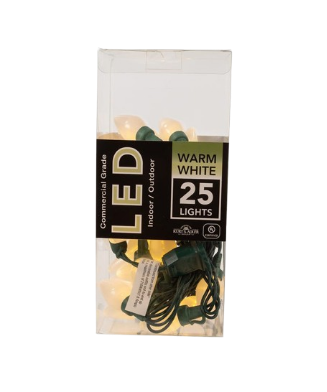 [UL4119WW] 25L PEARL C7 WARM WHITE LED GRN WIRE