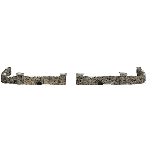 [93304] COLONIAL STONE WALL, SET OF 10