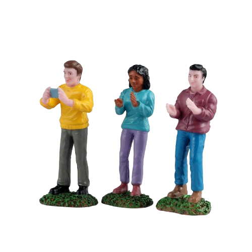 [52521-A2564] MUSIC FESTIVAL FANS, SET OF 3
