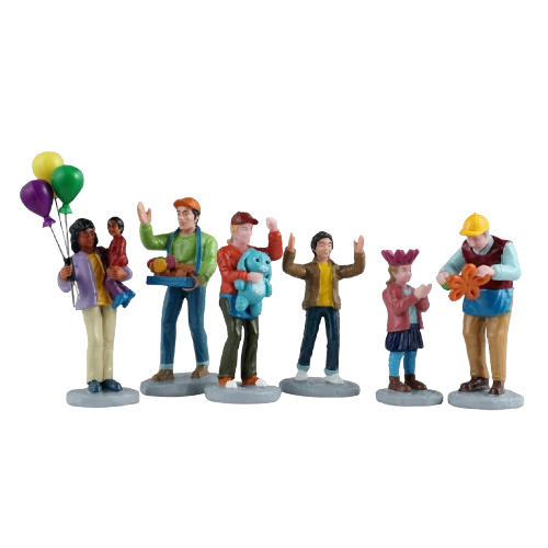 [52520-A2665] FUN AT THE CARNIVAL, SET OF 6