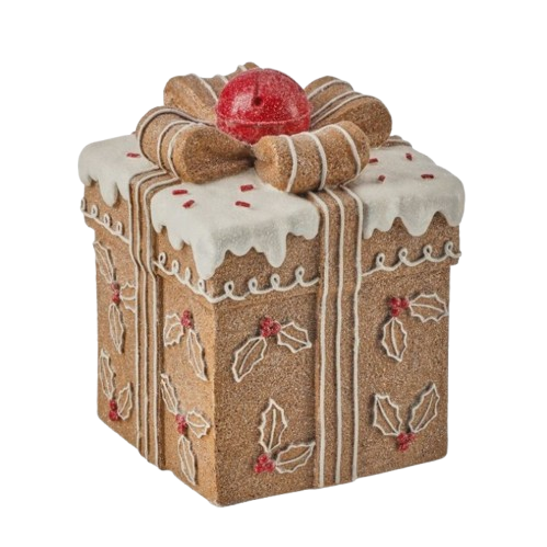 [MTX75453] 8.5" RSN GINGERBREAD SWEETS BOX
