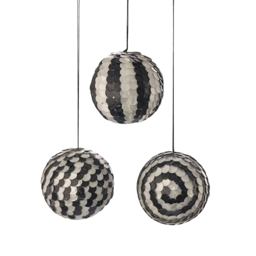 [MTX75478] 3.5" CAPIZ BALL ORNAMENT - INDIVIDUAL 