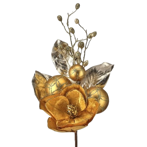 [MTX75557] 17" MAGNOLIA/VP BALL/BERRY PICK - GOLD 