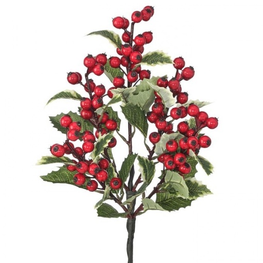 [MTX65775] 19" WP BERRY MIXED HOLLY SPRAY 