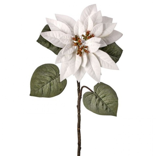 [MTX71888] 23" ROYALTY VELVET POINSETTIA STEM