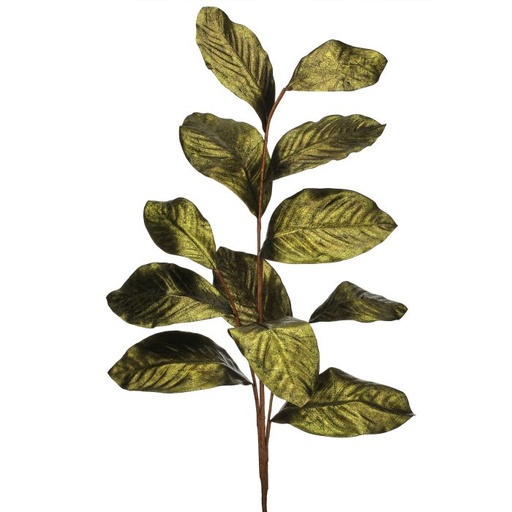 [MTX73293] 37" GILDED MAGNOLIA LEAF SPRAY