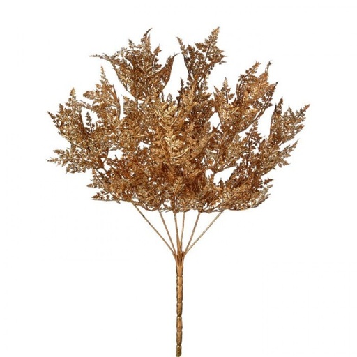 [MTX73296] 18"WINTER GLITTER FERN BUSH