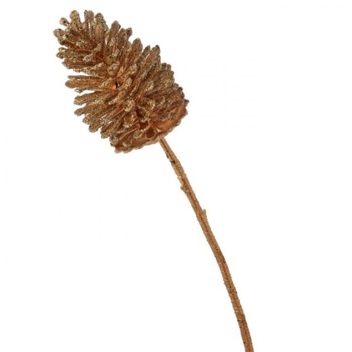 [MTX74539] 29" METALLIC UV SEQUOIA PINE CONE 8" STEM