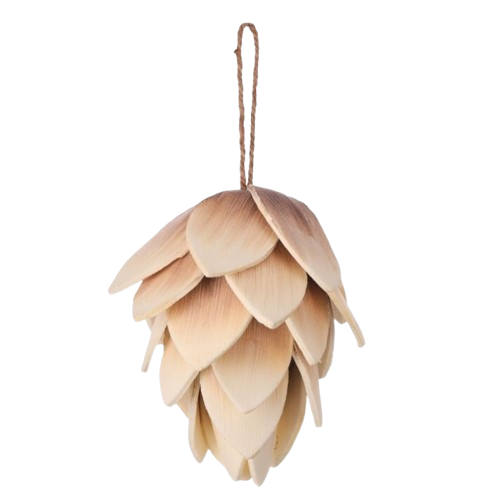 [MTX76271] 8" FOAM PINECONE - CREAM BROWN