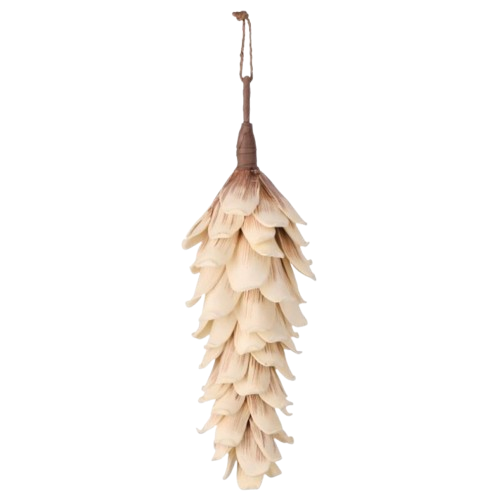 [MTX76273CREAM] 21" FOAM PINECONE - CREAM BROWN