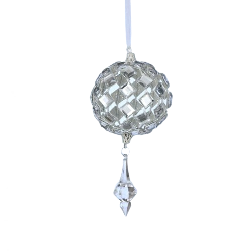[MTX76397] 7" JEWEL BALL W/DROP ORNAMENT