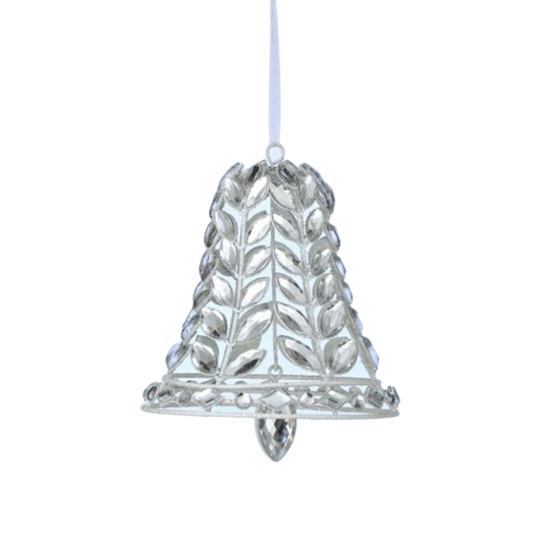 [MTX76409] 7" GLITTER W/JEWEL BELL ORNAMENT