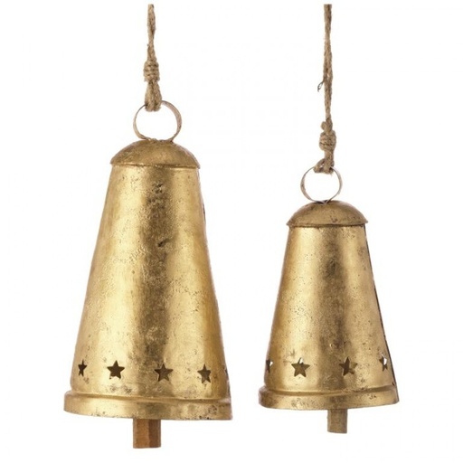 [MTX75143] 10" -  METAL ANTIQUE BELLS INDIVIDUAL GRANDE