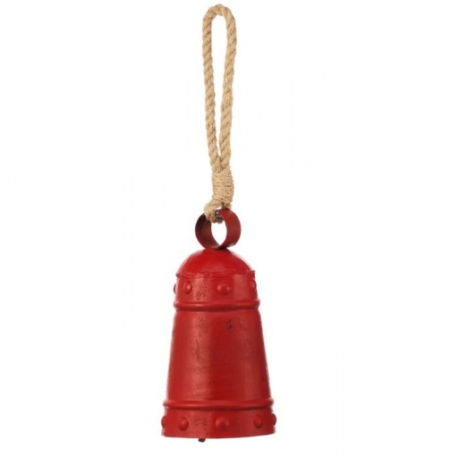 [MTX75338] 6" ANTIQUE IRON BELL W/ROPE TIE
