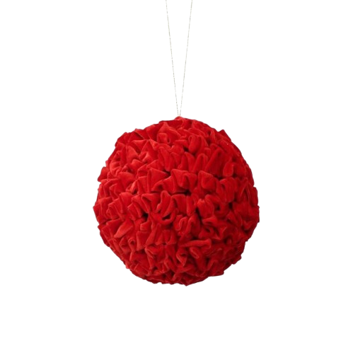 [MTX76698] 7" CRUSHED VELVET BALL ORNAMENT
