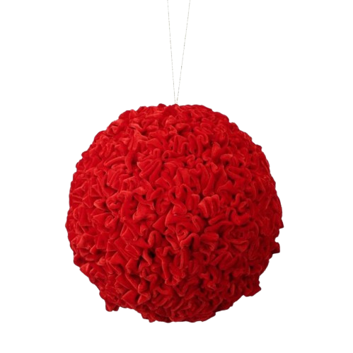 [MTX76699] 9"CRUSHED VELVET BALL ORNAMENT