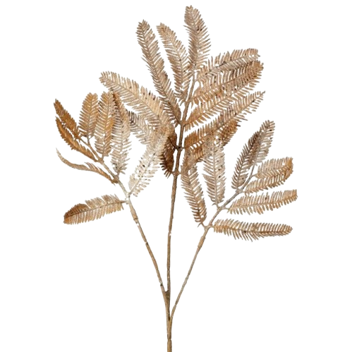 [MTX76754A] 20"WINTER FOREST FERN SPRAY - ACORN