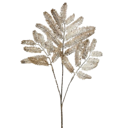 [MTX76754GREY] 20"WINTER FOREST FERN SPRAY - GREY