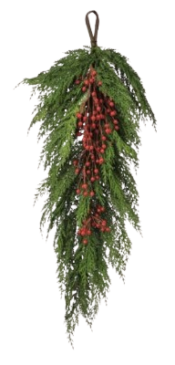 [MTX75595] 36´´REAL TOUCH CEDAR W/RED BERRY TEARDROP GRRD