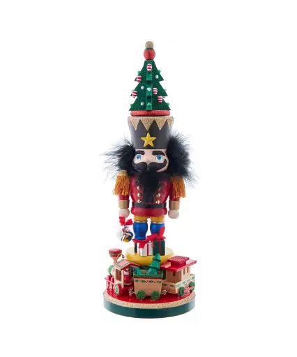 [HA0786] 18.5´´HOLLY WOOD NUTCRACKER W/T