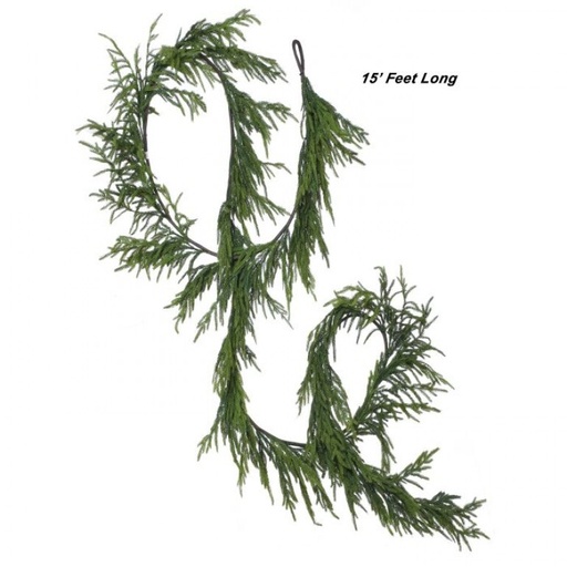 [MTX70599] 180´´REAL TOUCH NORFOLK PINE GARLAND