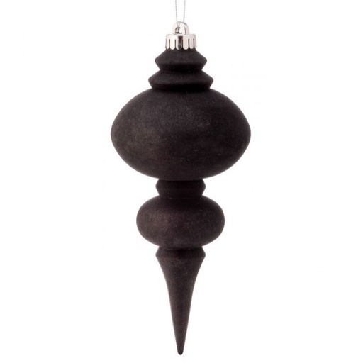 [MTX70623BLACK] 10´´VP FROSTED FINIAL BOX/2 BLACK