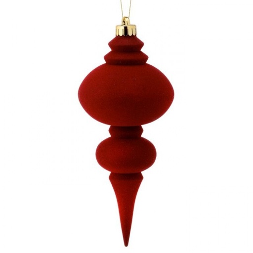 [MTX70623RED] 10´´VP FROSTED FINIAL BOX/2 RED
