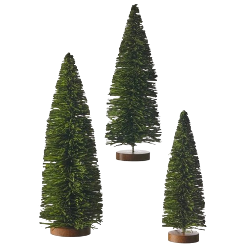[MTX76313GREEN] 10" FOREST SISEL TREE - GREEN - INDIVIDUAL 