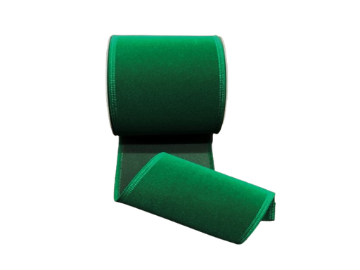 [131804-17]  EMERALD VELVET, 4"X10Y