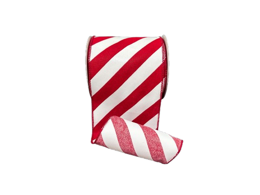 [72540-04-12] RD STN/WHT GLASS BIG CNDY X10Y